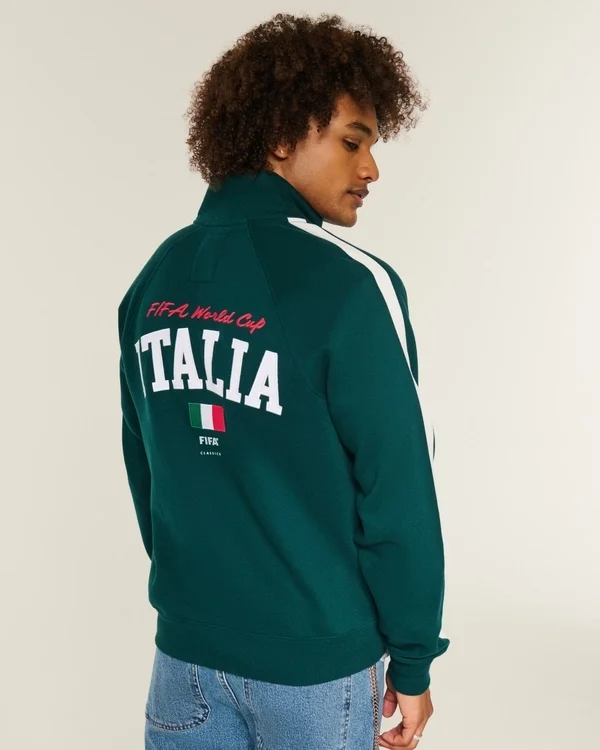 1990 FIFA World Cup Italia Graphic Fleece Track Jacket 1990 FIFA World Cup Italia Graphic Fleece Track Jacket