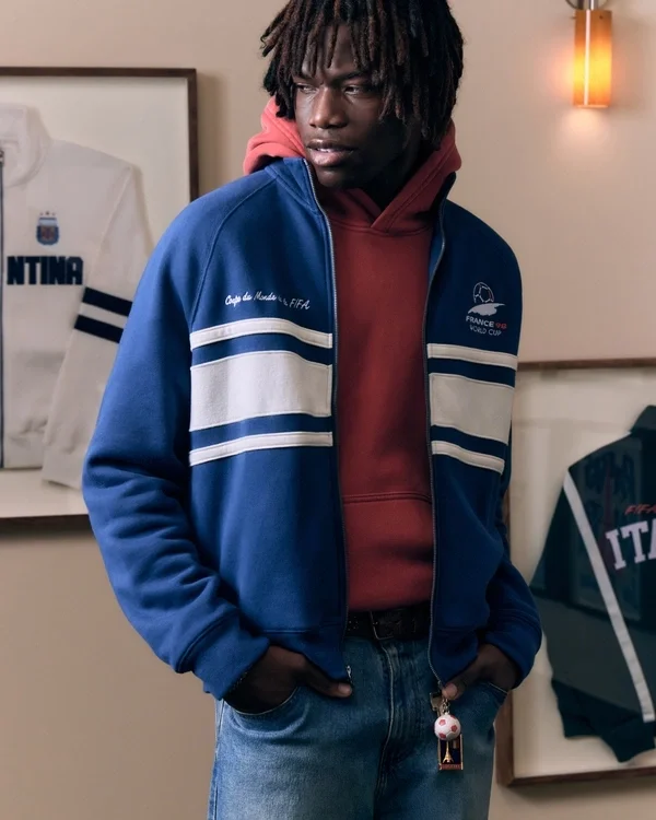 1998 FIFA World Cup France Graphic Fleece Track Jacket 1998 FIFA World Cup France Graphic Fleece Track Jacket