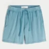 Above-the-Knee Baggy Fleece Shorts