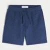 Above-the-Knee Baggy Fleece Shorts
