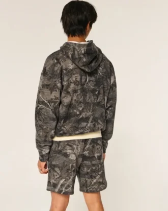 Above-the-Knee Camo Fleece Shorts