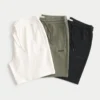 Above-the-Knee Fleece Logo Shorts 3-Pack
