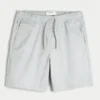 Above-the-Knee Twill Pull-On Shorts