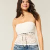 All-Over Lace Tube Top