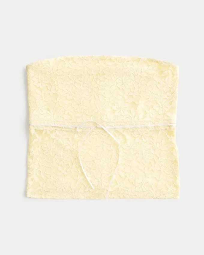 All-Over Lace Tube Top