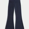 Aloha Graphic Foldover Waist Flare Pants
