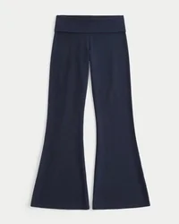 Aloha Graphic Foldover Waist Flare Pants