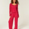 Always Cozy Henley & Wide-Leg Pants Set
