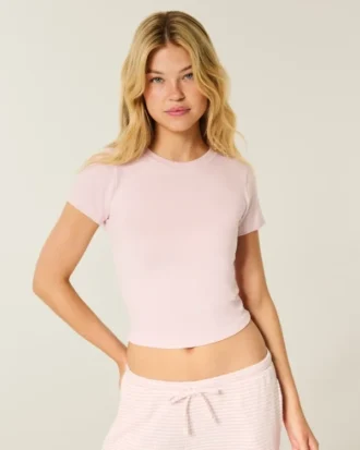 Always Cozy Knit Baby Tee