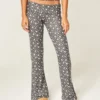 Always Cozy Knit Foldover Waist Flare Pants
