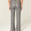 Always Cozy Knit Foldover Waist Flare Pants