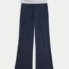 Always Cozy Knit Foldover Waist Flare Pants
