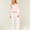 Always Cozy Pointelle Wide-Leg Boxer Pants