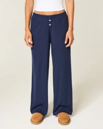 Always Cozy Pointelle Wide-Leg Boxer Pants