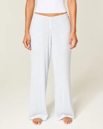 Always Cozy Pointelle Wide-Leg Boxer Pants