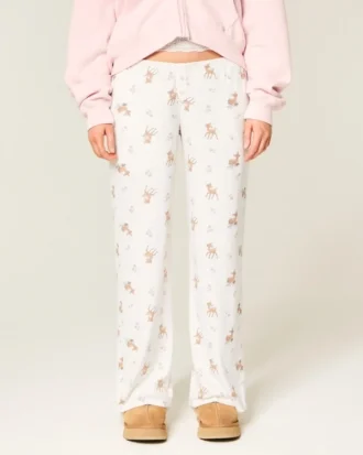 Always Cozy Pointelle Wide-Leg Boxer Pants