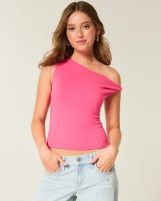 Asymmetrical Off-the-Shoulder Top