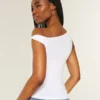 Asymmetrical Off-the-Shoulder Top