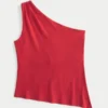 Asymmetrical One-Shoulder Top