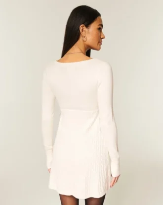 Babydoll Sweater Mini Dress