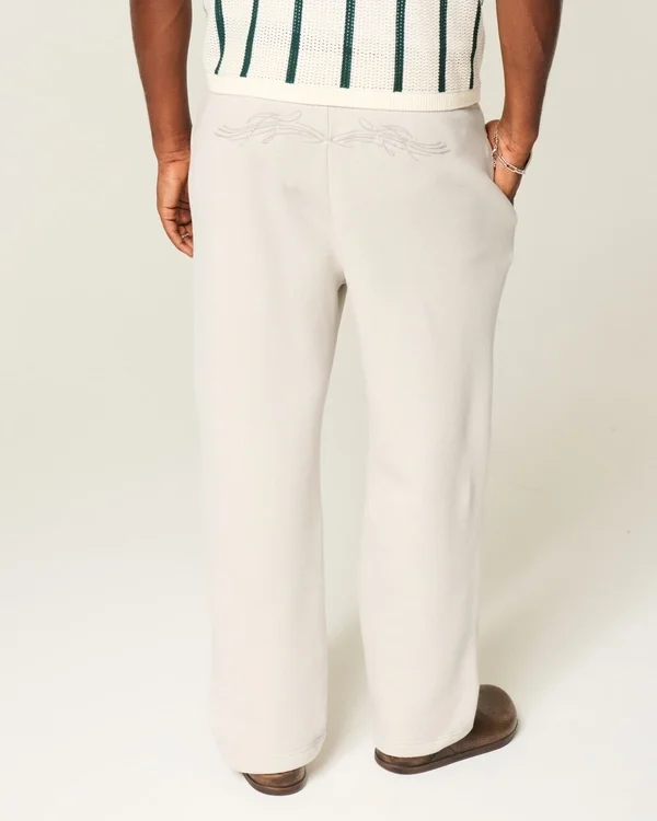 Back Embroidery Baggy Sweatpants Back Embroidery Baggy Sweatpants