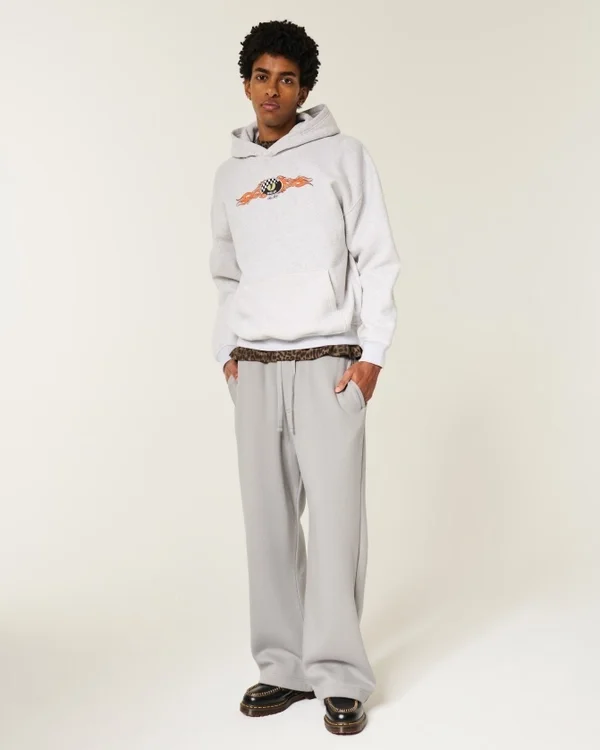 Back Pocket Los Angeles Graphic Super Baggy Sweatpants Back Pocket Los Angeles Graphic Super Baggy Sweatpants