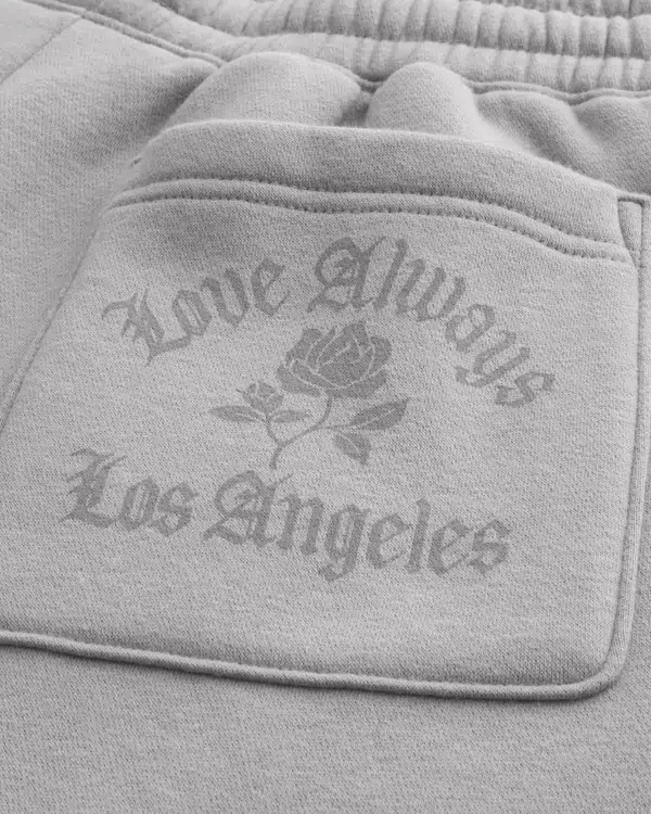 Back Pocket Los Angeles Graphic Super Baggy Sweatpants Back Pocket Los Angeles Graphic Super Baggy Sweatpants