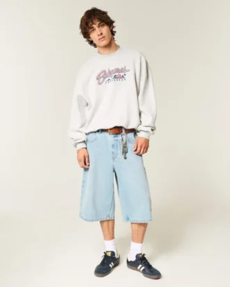 Baggy Cinch Bahamas Graphic Crew Sweatshirt