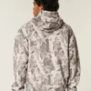 Baggy Cinch Camo Hoodie