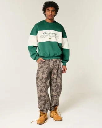 Baggy Cinch Charleston Graphic Crew Sweatshirt