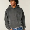 Baggy Cinch Star Applique Hoodie Baggy Cinch Star Applique Hoodie
