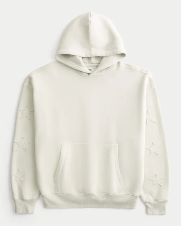 Baggy Cinch Star Applique Hoodie Baggy Cinch Star Applique Hoodie