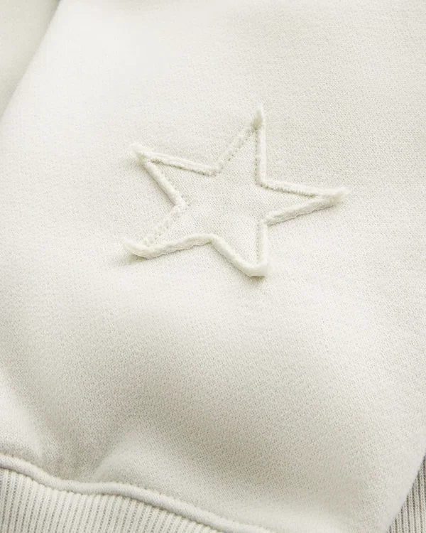 Baggy Cinch Star Applique Hoodie Baggy Cinch Star Applique Hoodie