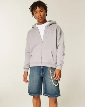 Baggy Denim Painter Shorts