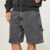Baggy Denim Painter Shorts