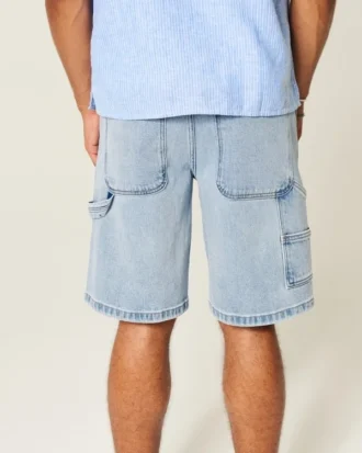 Baggy Denim Painter Shorts
