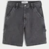 Baggy Denim Painter Shorts
