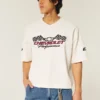 Baggy Heavyweight Crop Chevrolet Graphic Tee
