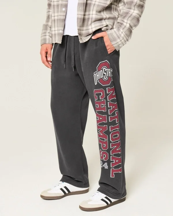 Baggy The Ohio State University Buckeyes Graphic Sweatpants Baggy The Ohio State University Buckeyes Graphic Sweatpants