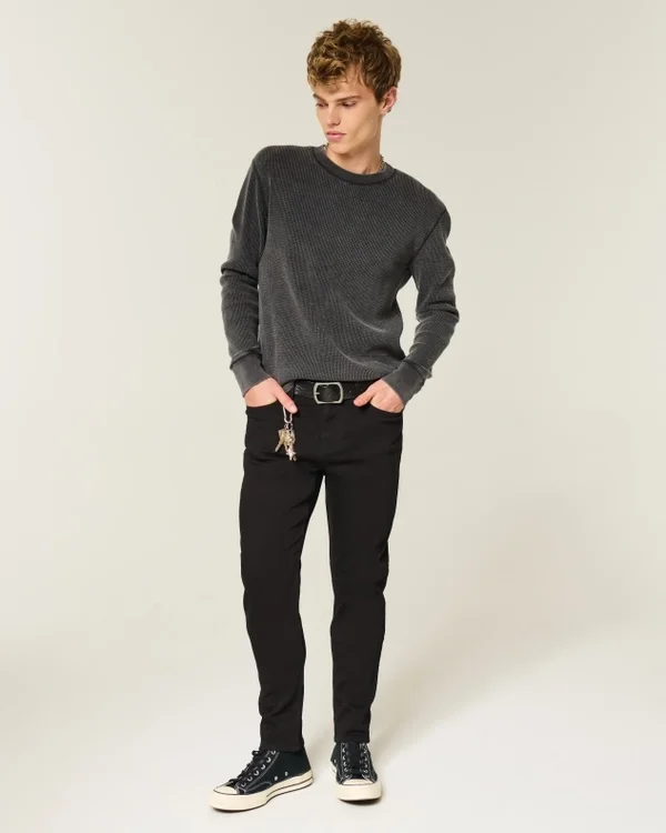 Black No Fade Athletic Skinny Jeans Black No Fade Athletic Skinny Jeans