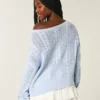 Bow-Sleeve Cable-Knit Sweater