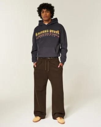 Boxy Arizona State University Sun Devils Graphic Hoodie Boxy Arizona State University Sun Devils Graphic Hoodie