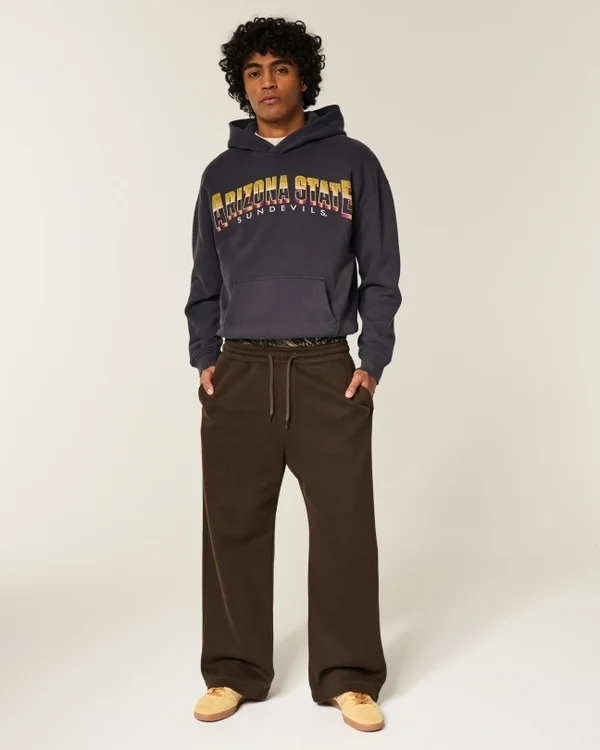 Boxy Arizona State University Sun Devils Graphic Hoodie Boxy Arizona State University Sun Devils Graphic Hoodie