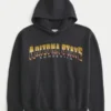 Boxy Arizona State University Sun Devils Graphic Hoodie Boxy Arizona State University Sun Devils Graphic Hoodie