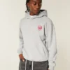 Boxy Arsenal FC Graphic Hoodie Boxy Arsenal FC Graphic Hoodie