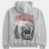 Boxy Arsenal FC Graphic Hoodie Boxy Arsenal FC Graphic Hoodie
