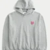 Boxy Arsenal FC Graphic Hoodie Boxy Arsenal FC Graphic Hoodie