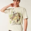 Boxy Baylor University Bears Graphic Tee