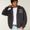 Boxy Class of 26 Graphic Zip-Up Hoodie Boxy Class of 26 Graphic Zip-Up Hoodie
