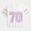 Boxy Crop Number Graphic Jersey